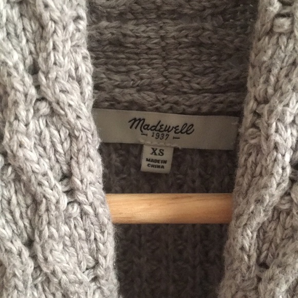 Madewell chunky knit cotton cardigan - Picture 3 of 6